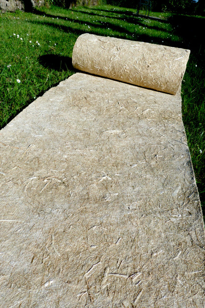 Protezione del suolo in canapa 87 cm – per la viticoltura, circa 1 anno di protezione