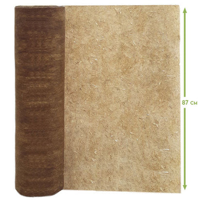 Protezione del suolo in canapa 87 cm – per la viticoltura, circa 1 anno di protezione