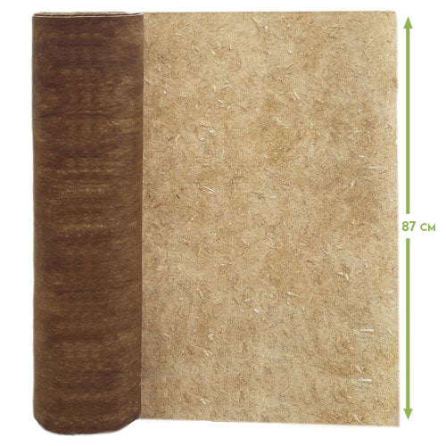 Protezione del suolo in canapa 87 cm – per la viticoltura, circa 1 anno di protezione